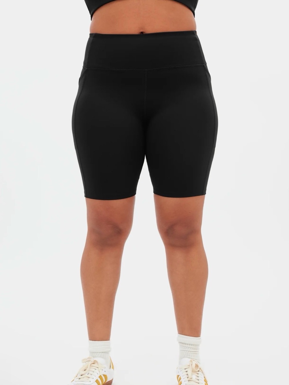 Girlfriend Collective High-Waist Black Women's Bike Shorts